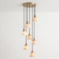 Load image into Gallery viewer, Chart Alabaster Cluster Chandelier
