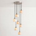 Load image into Gallery viewer, Chart Alabaster Cluster Chandelier
