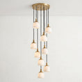 Load image into Gallery viewer, Chart Alabaster Cluster Chandelier
