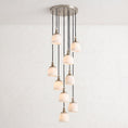 Load image into Gallery viewer, Chart Alabaster Cluster Chandelier
