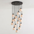Load image into Gallery viewer, Chart Alabaster Cluster Chandelier
