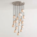 Load image into Gallery viewer, Chart Alabaster Cluster Chandelier
