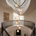 Cargar la imagen en la vista de la galería, Chart Alabaster Cluster Chandelier
