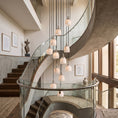 Cargar la imagen en la vista de la galería, Chart Alabaster Cluster Chandelier
