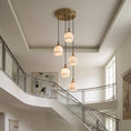 Cargar la imagen en la vista de la galería, Chart Alabaster Cluster Chandelier
