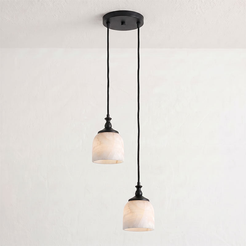 Chart Alabaster Cluster Chandelier
