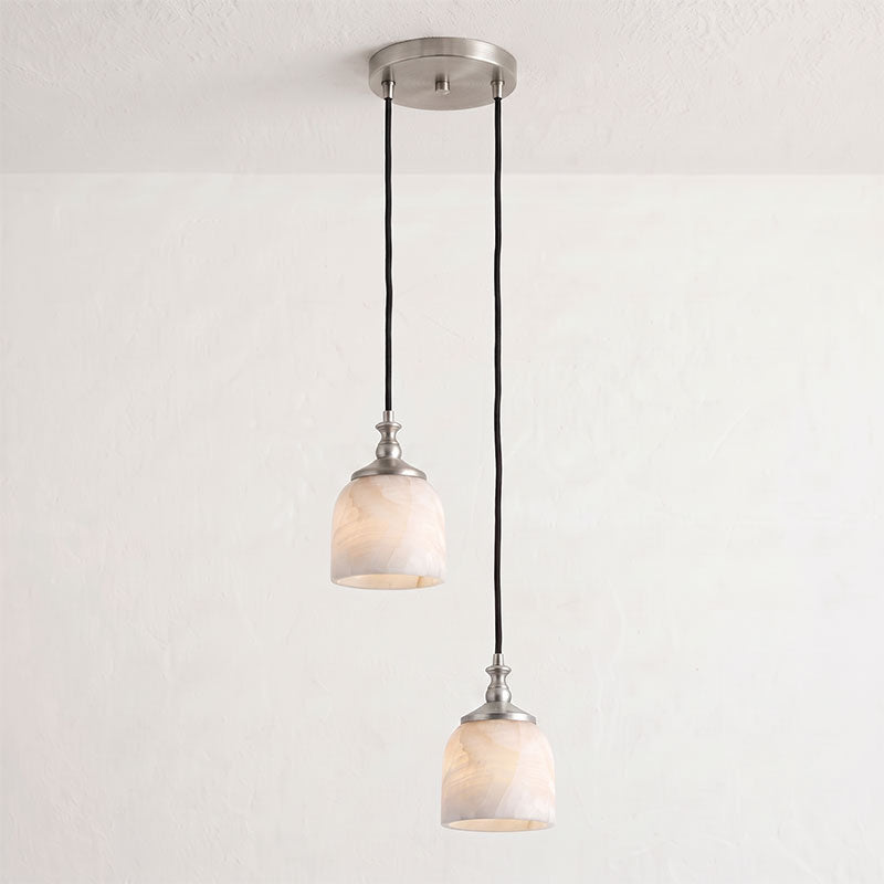 Chart Alabaster Cluster Chandelier