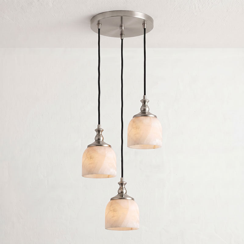 Chart Alabaster Cluster Chandelier