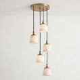 Load image into Gallery viewer, Chart Alabaster Cluster Chandelier

