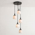 Load image into Gallery viewer, Chart Alabaster Cluster Chandelier
