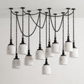 Load image into Gallery viewer, Chart Chain Alabaster Chandelier
