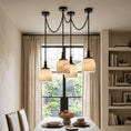 Load image into Gallery viewer, Chart Chain Alabaster Chandelier
