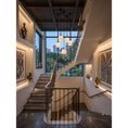 Load image into Gallery viewer, Chart Chain Alabaster Chandelier
