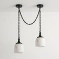 Load image into Gallery viewer, Chart Chain Alabaster Chandelier
