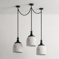 Load image into Gallery viewer, Chart Chain Alabaster Chandelier
