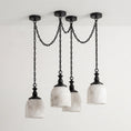 Load image into Gallery viewer, Chart Chain Alabaster Chandelier
