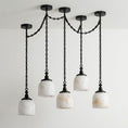 Load image into Gallery viewer, Chart Chain Alabaster Chandelier
