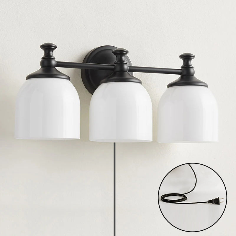 Chart Glass Plug-in Wall Sconce