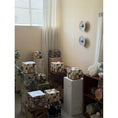 Load image into Gallery viewer, Checkerboard Alabaster Table Lamp

