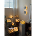 Load image into Gallery viewer, Checkerboard Alabaster Table Lamp
