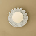 Load image into Gallery viewer, Checkered Disc Wall Sconce
