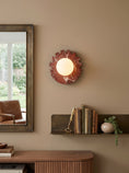 Load image into Gallery viewer, Checkered Disc Wall Sconce
