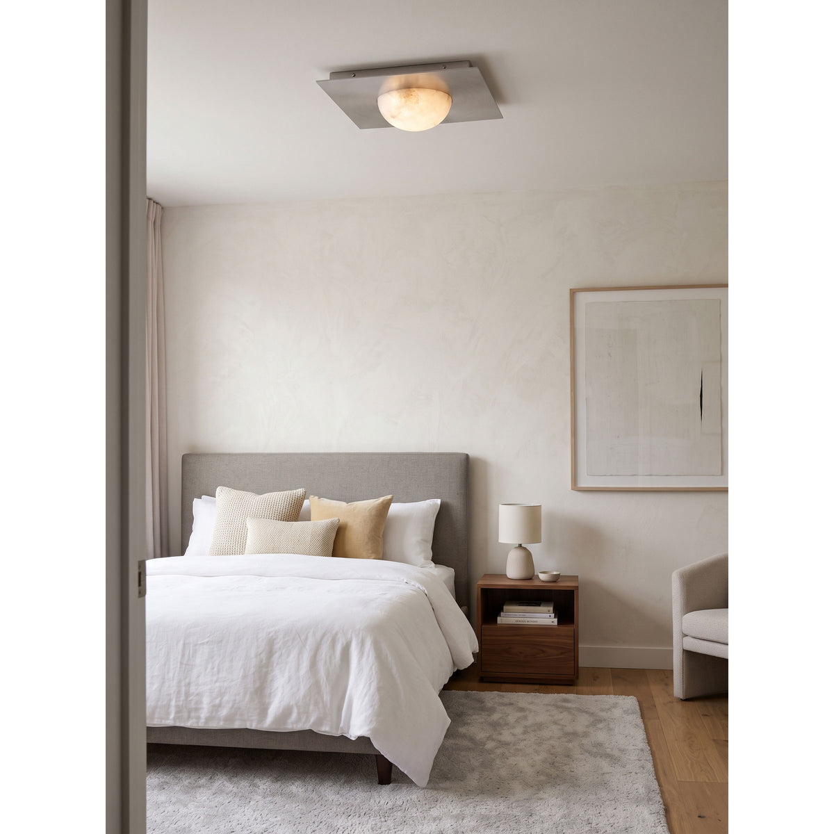 Chelsea Alabaster Flush Mount Ceiling Light