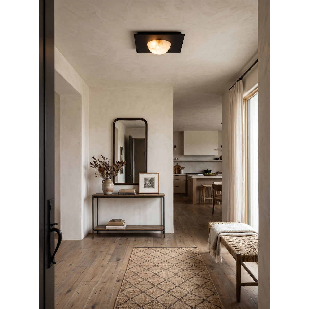 Chelsea Alabaster Flush Mount Ceiling Light