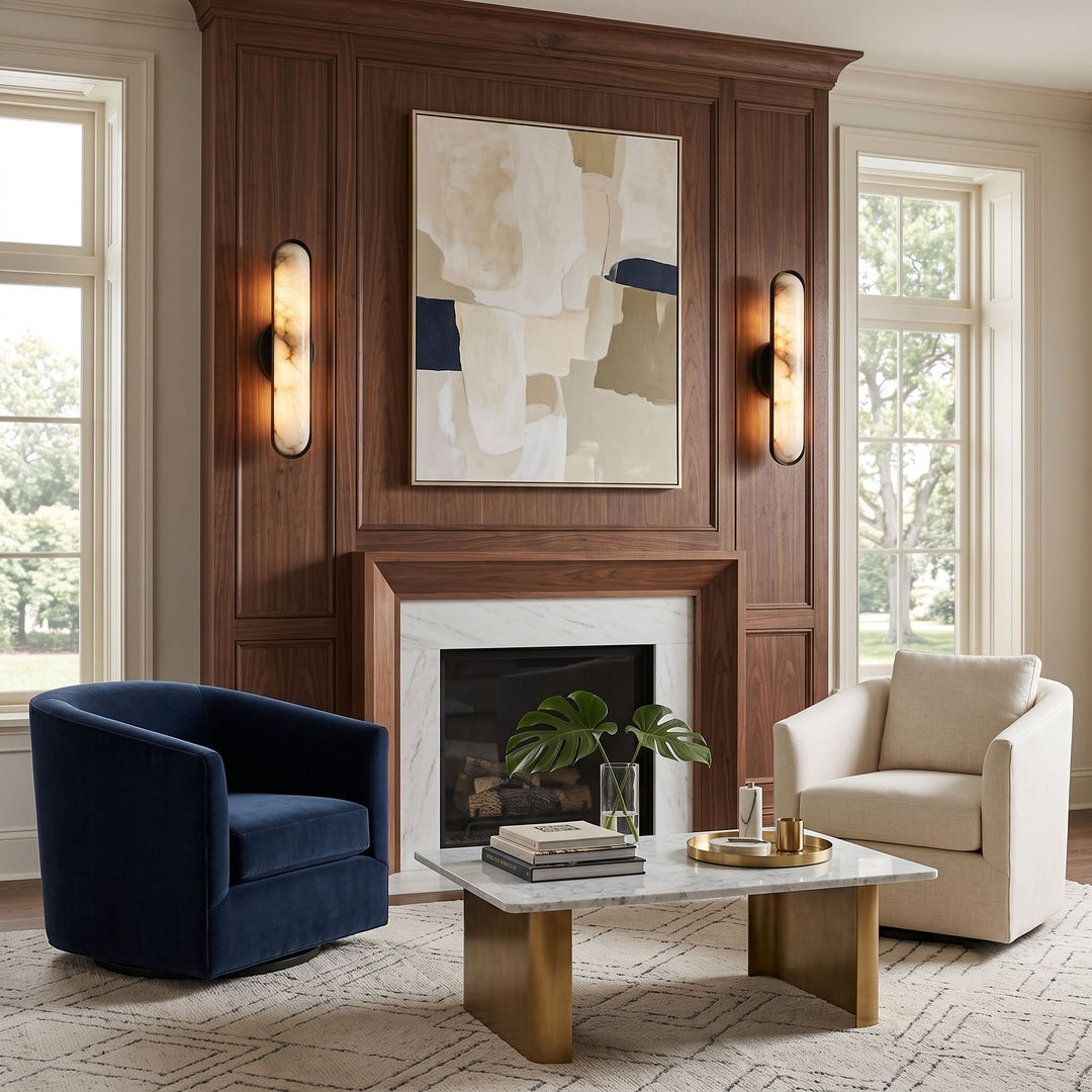 Chiarore Alabaster Wall Sconce
