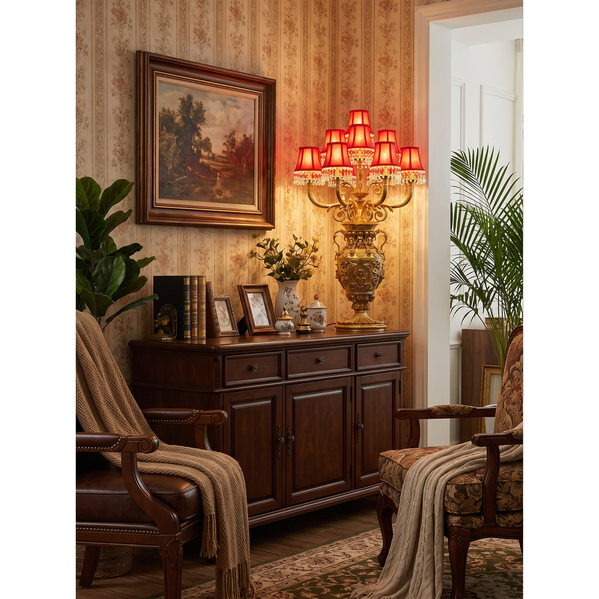 Chloe Fringe Table Lamp