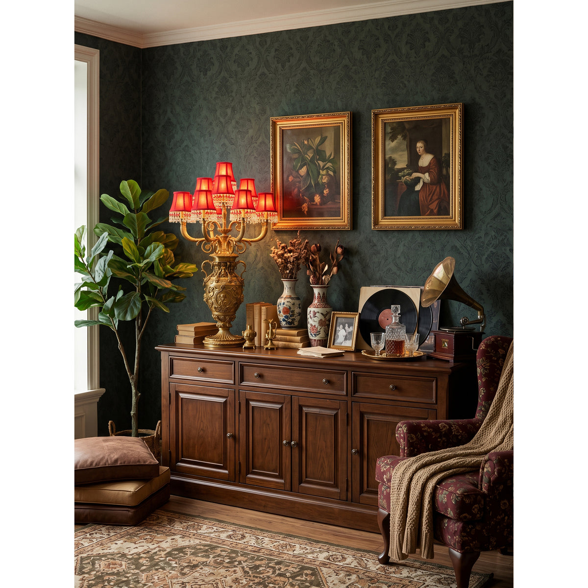 Chloe Fringe Table Lamp