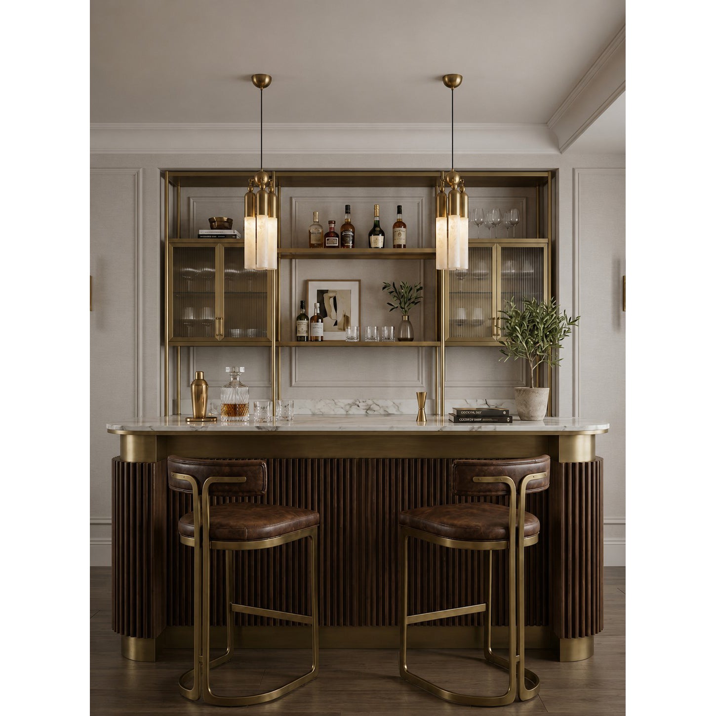 Chrishell Alabaster Pendant Lamp