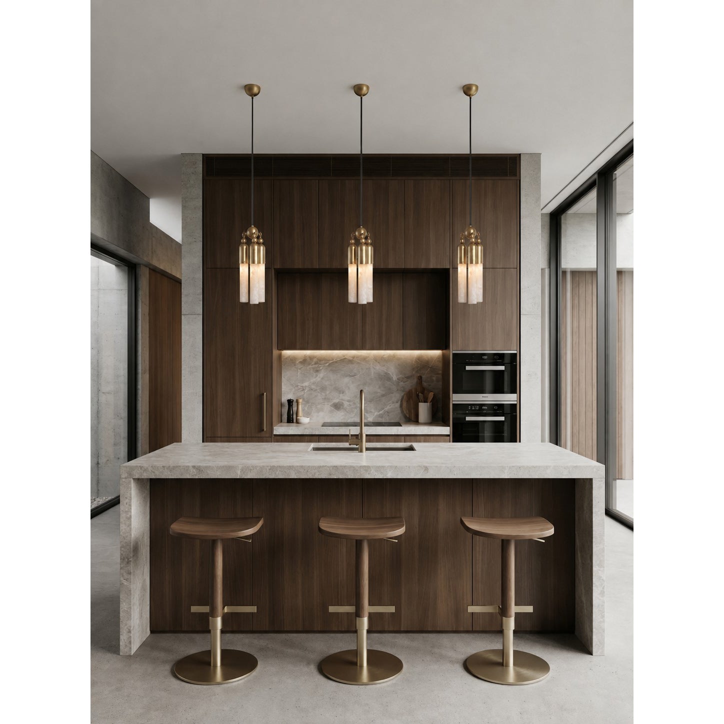 Chrishell Alabaster Pendant Lamp