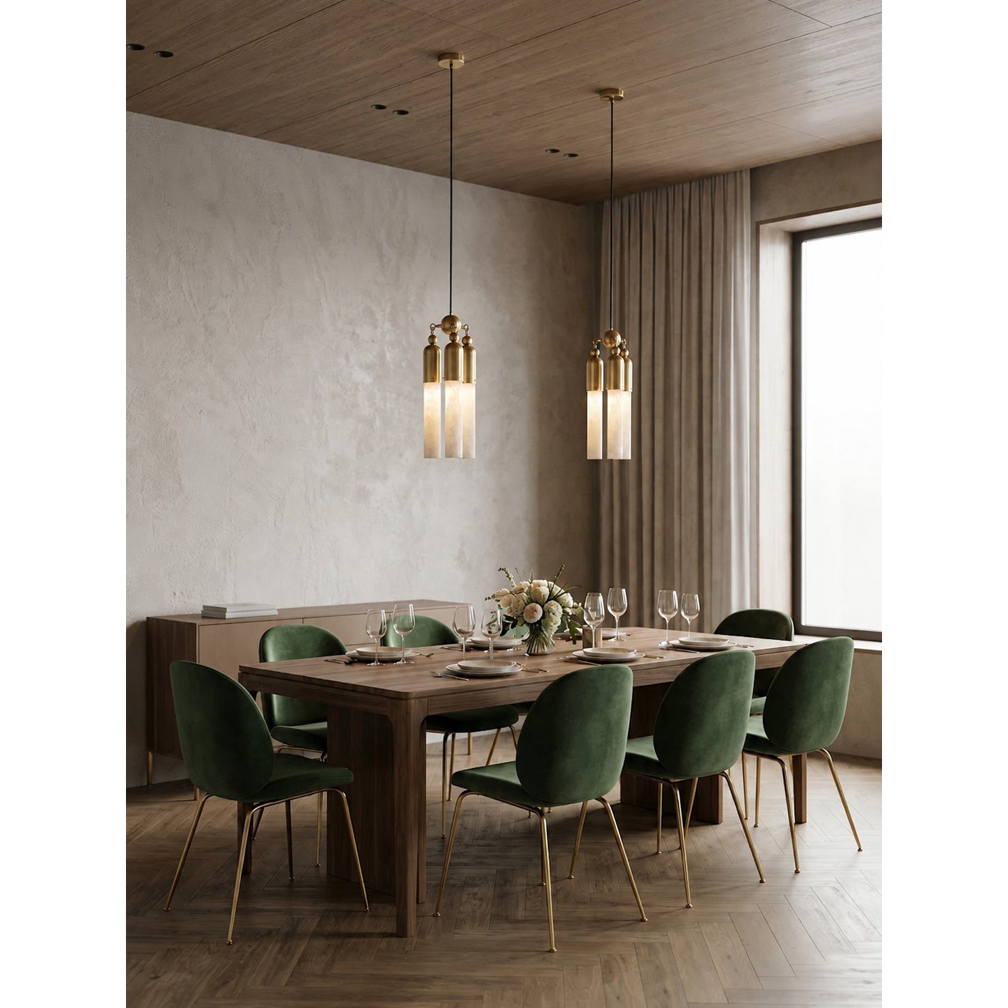 Chrishell Alabaster Pendant Lamp