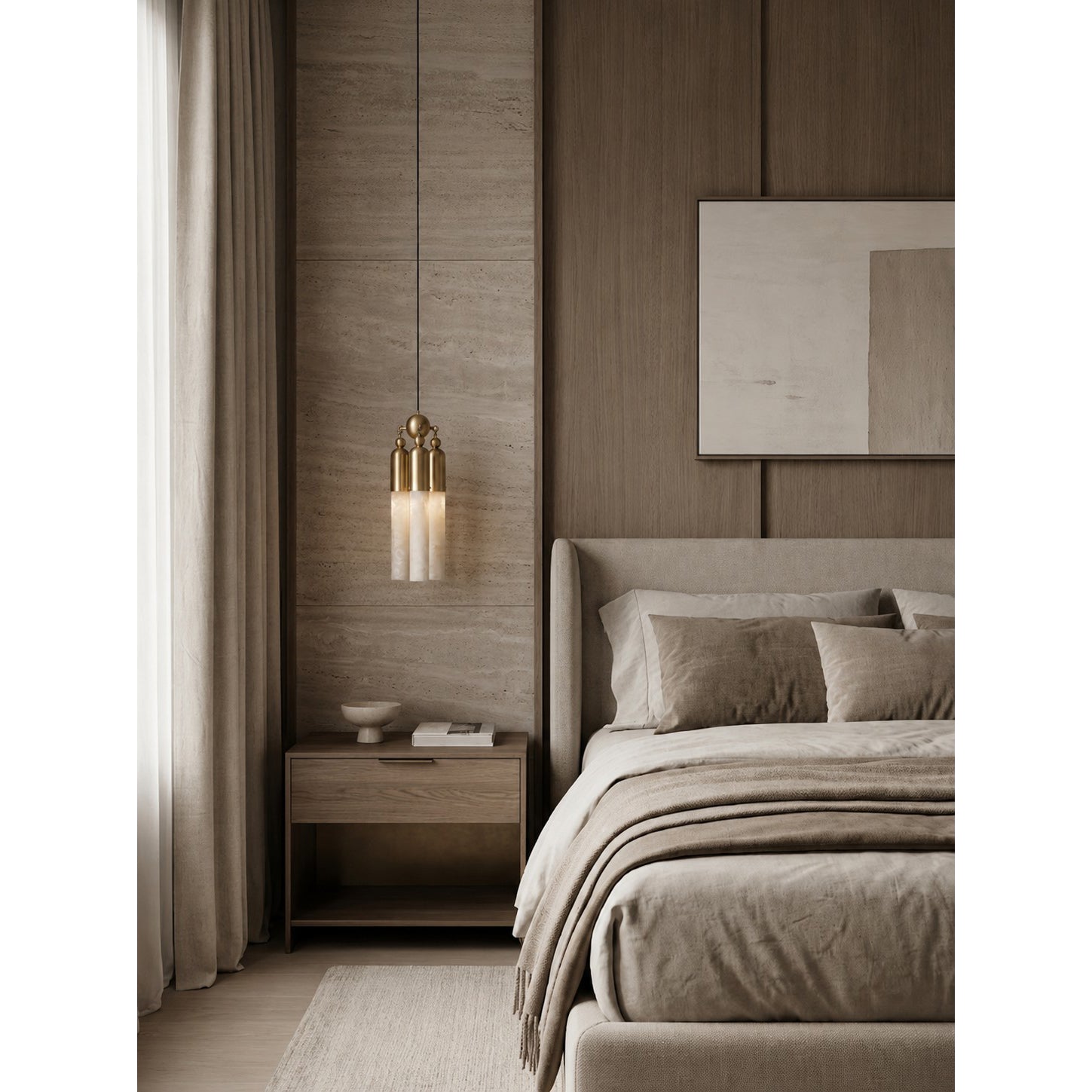 Chrishell Alabaster Pendant Lamp