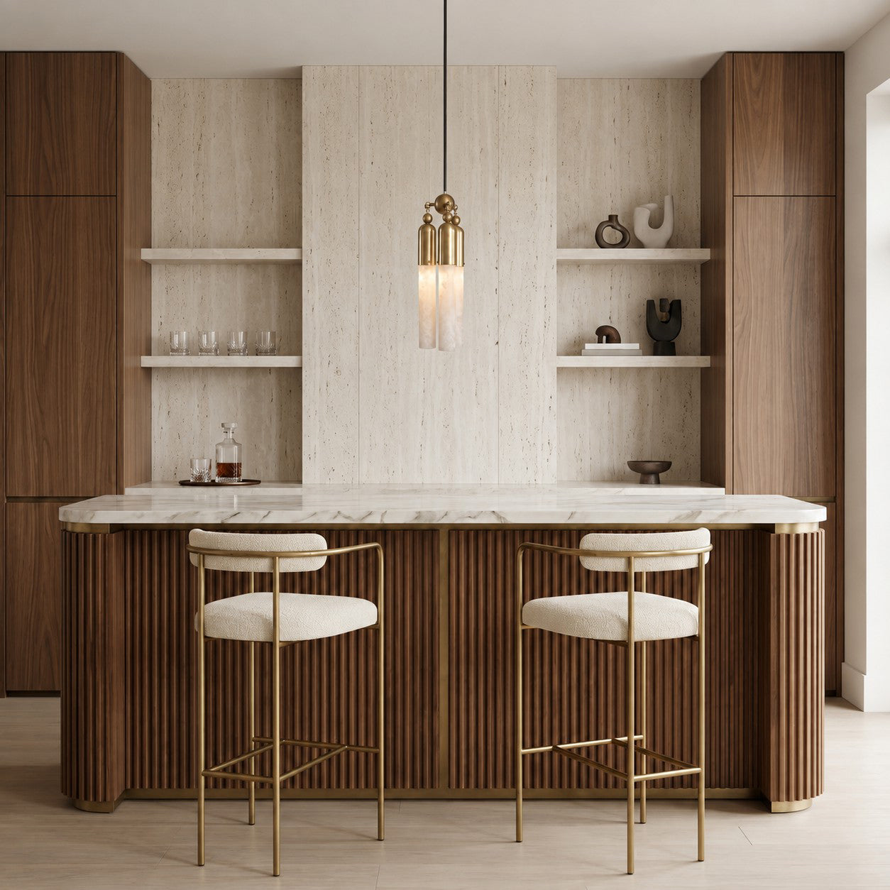 Chrishell Alabaster Pendant Lamp