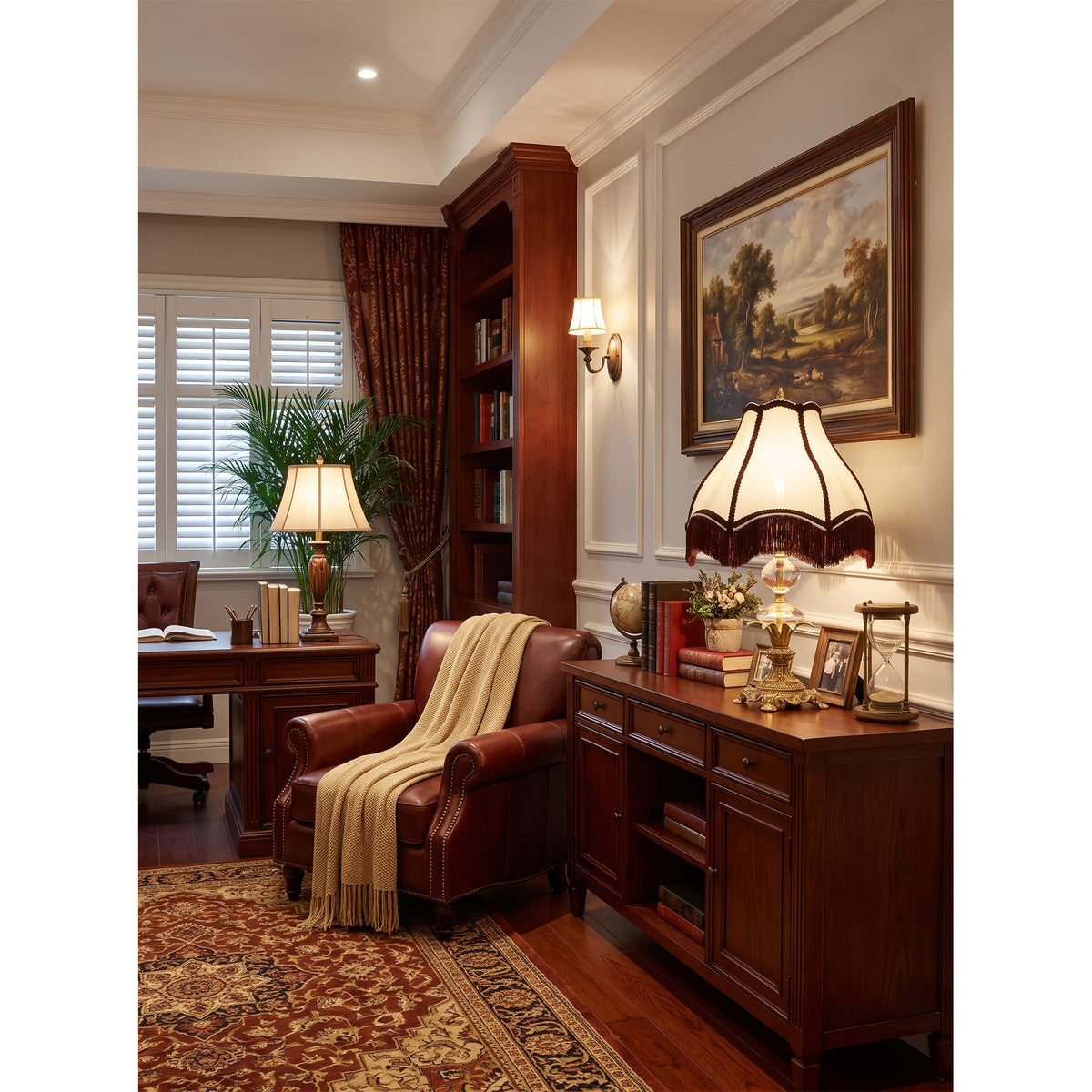 Clarendon Fringed Table Lamp