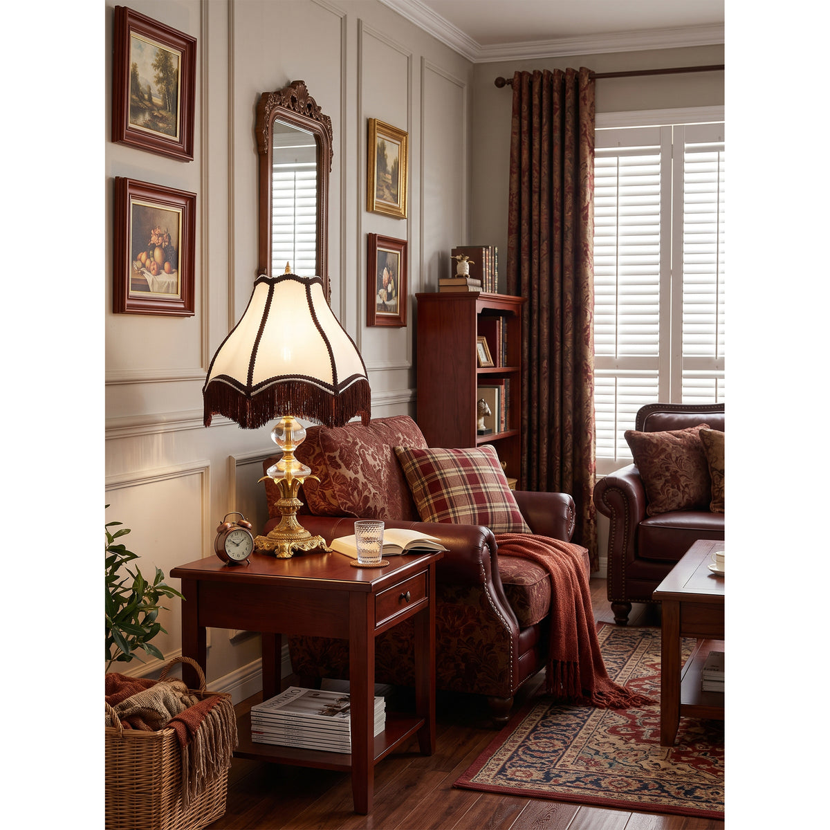 Clarendon Fringed Table Lamp