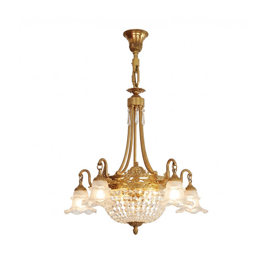 Cliveden Tulip Basket Chandelier