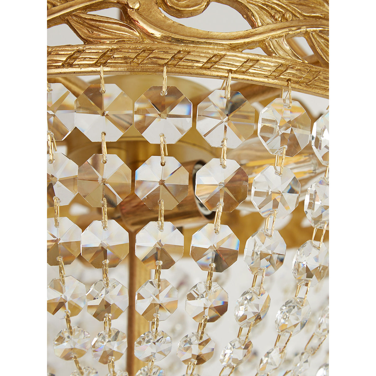 Cliveden Tulip Basket Chandelier
