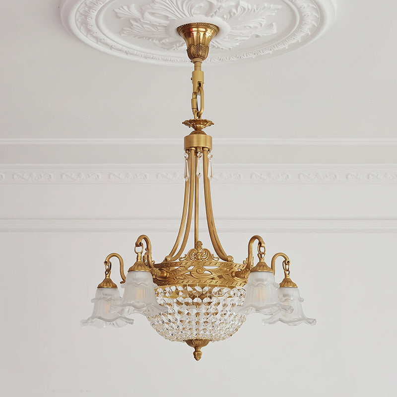 Cliveden Tulip Basket Chandelier