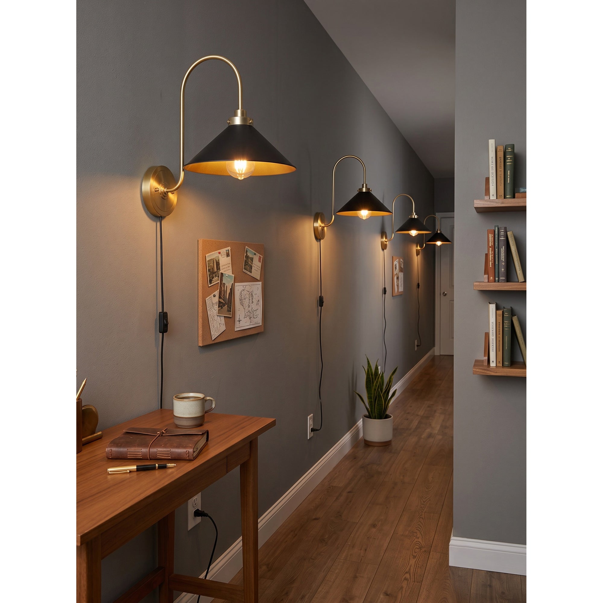 Clivedon Plug-in Wall Sconce