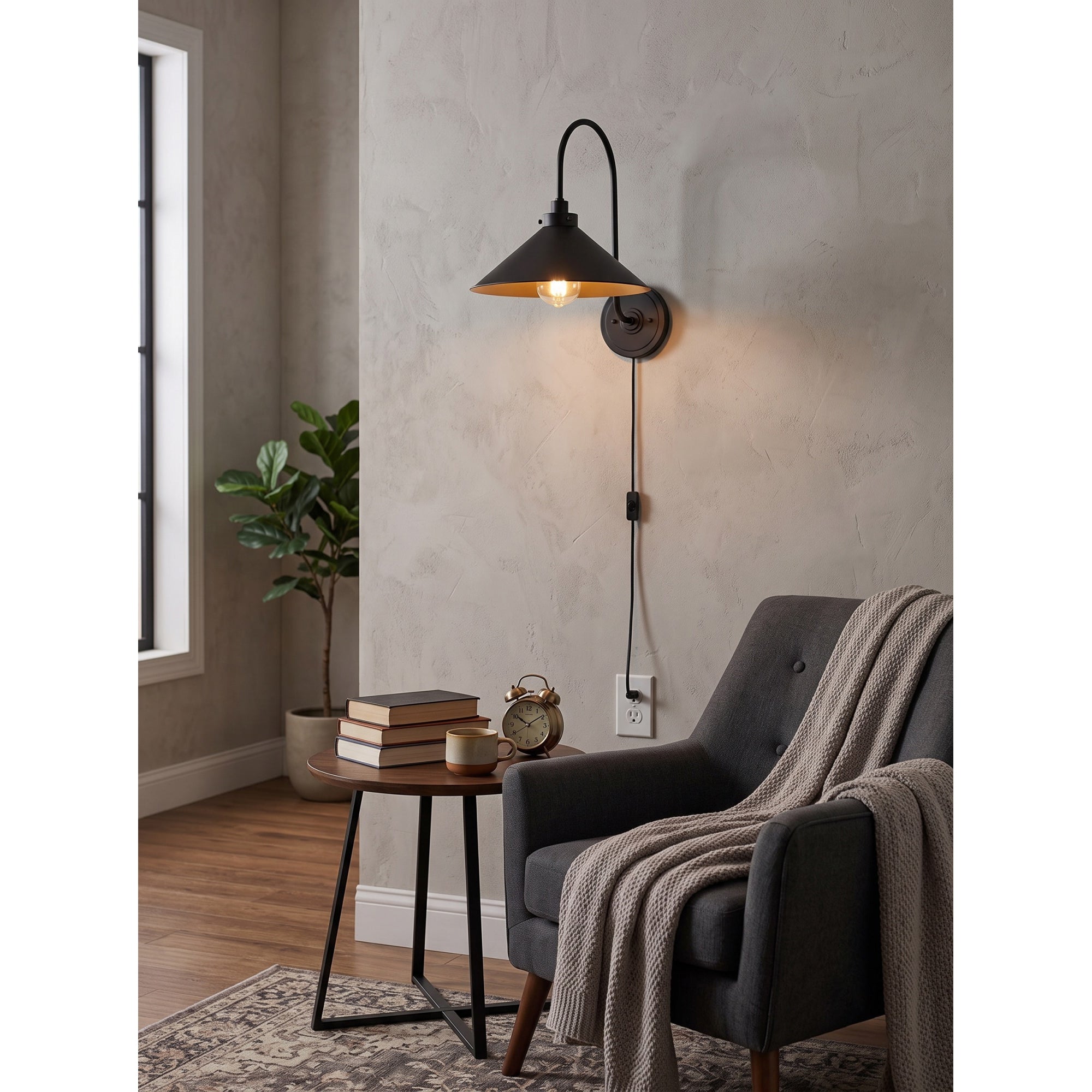Clivedon Plug-in Wall Sconce