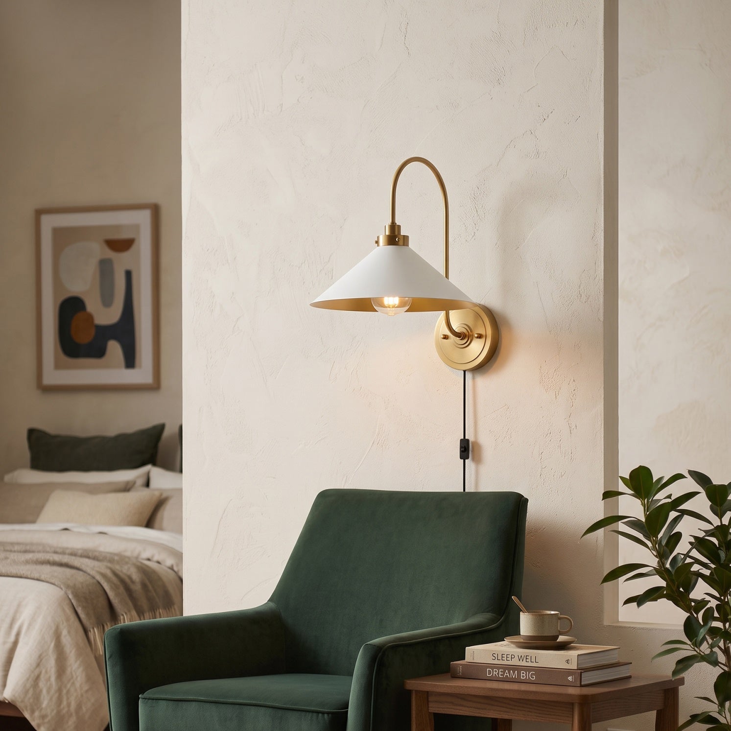 Clivedon Plug-in Wall Sconce