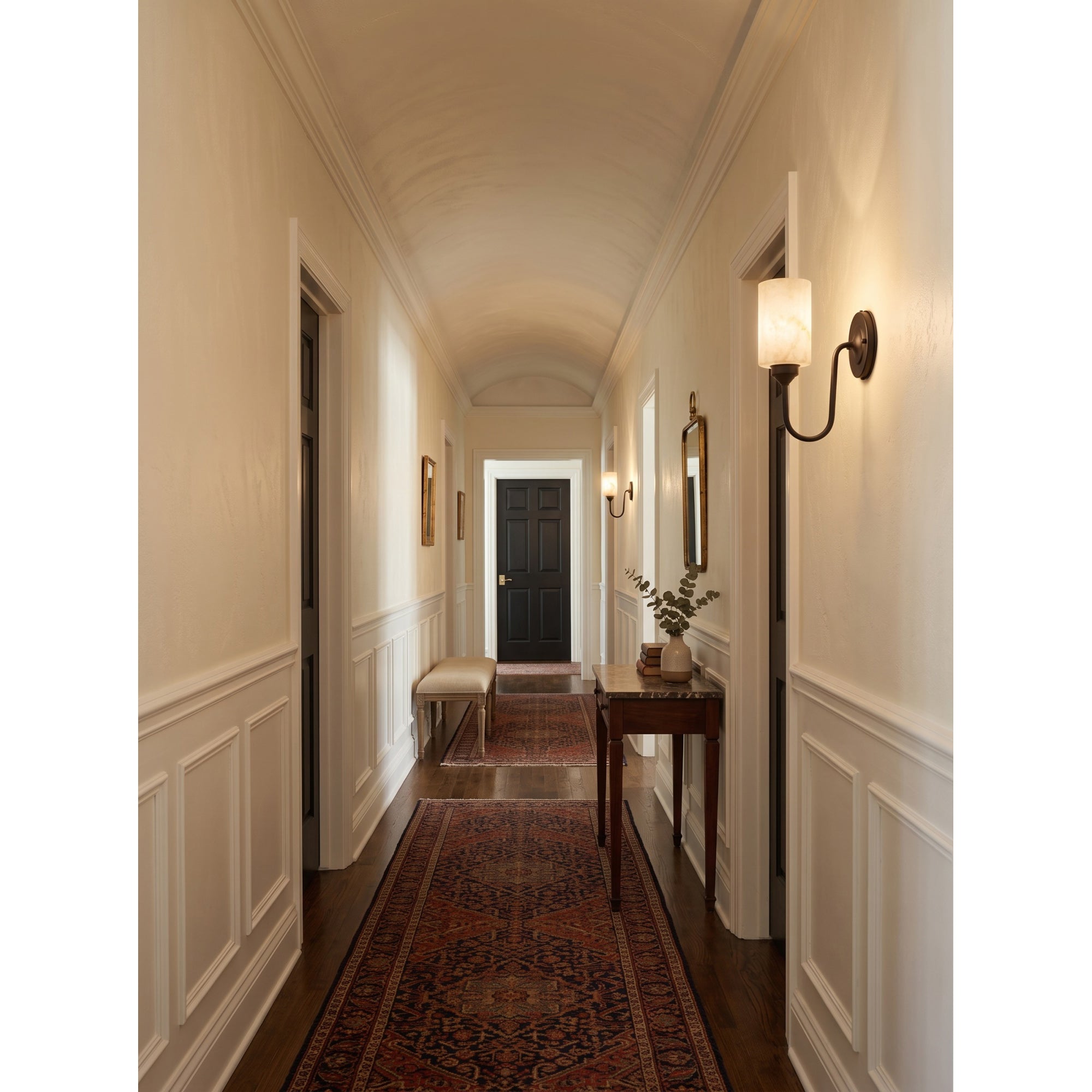 Clyde Alabaster Wall Sconce