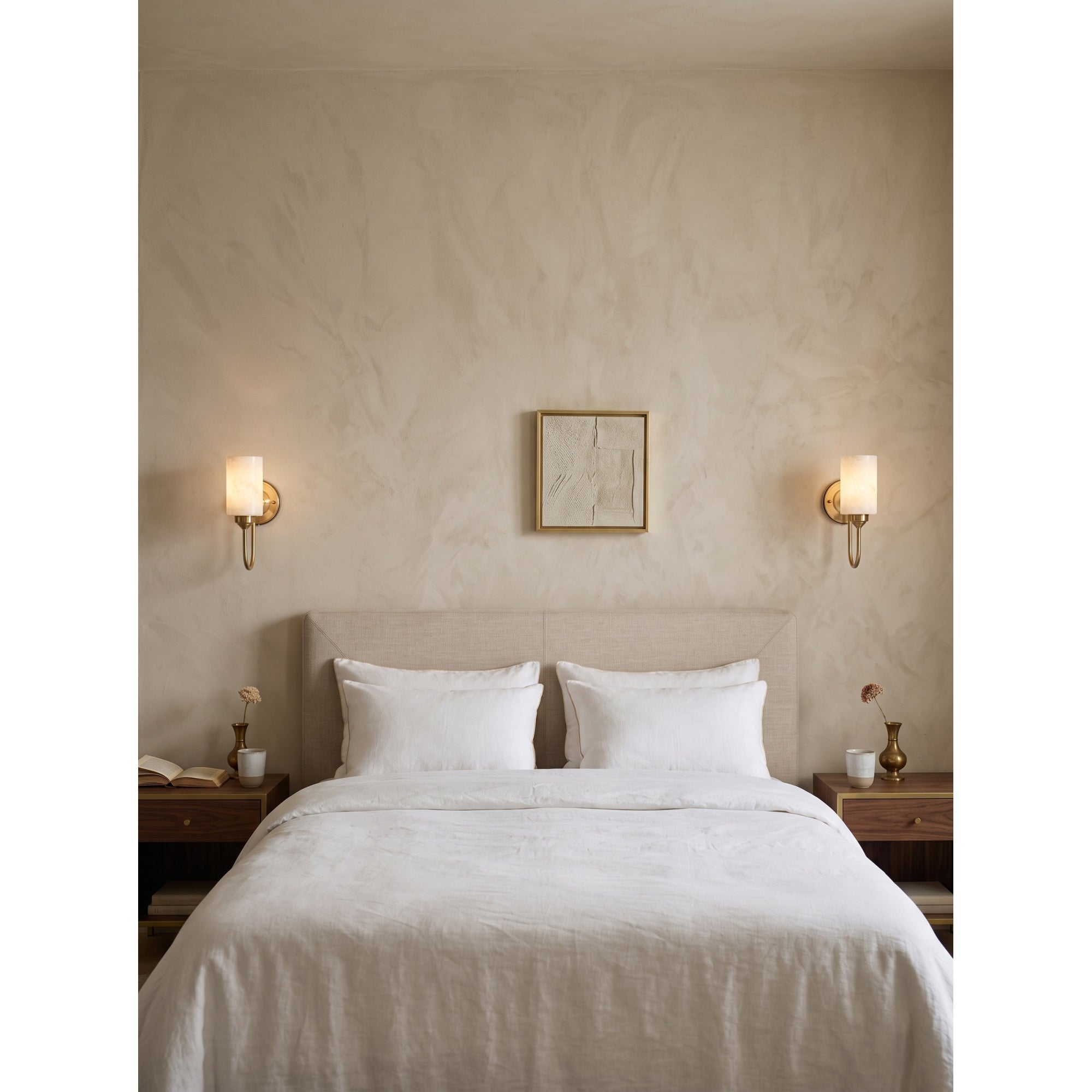 Clyde Alabaster Wall Sconce