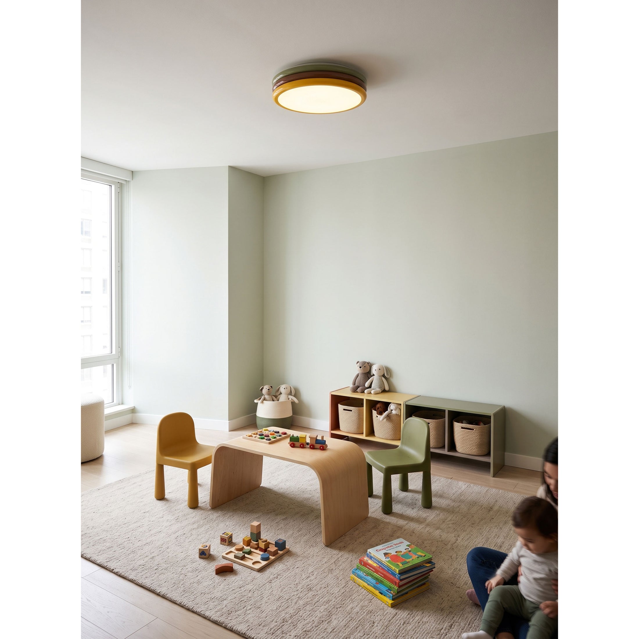 Color Stack Flush Mount