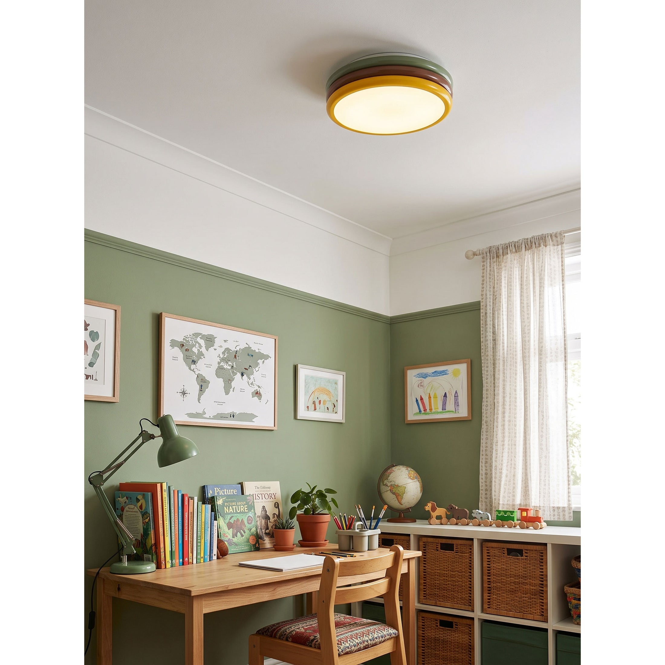 Color Stack Flush Mount
