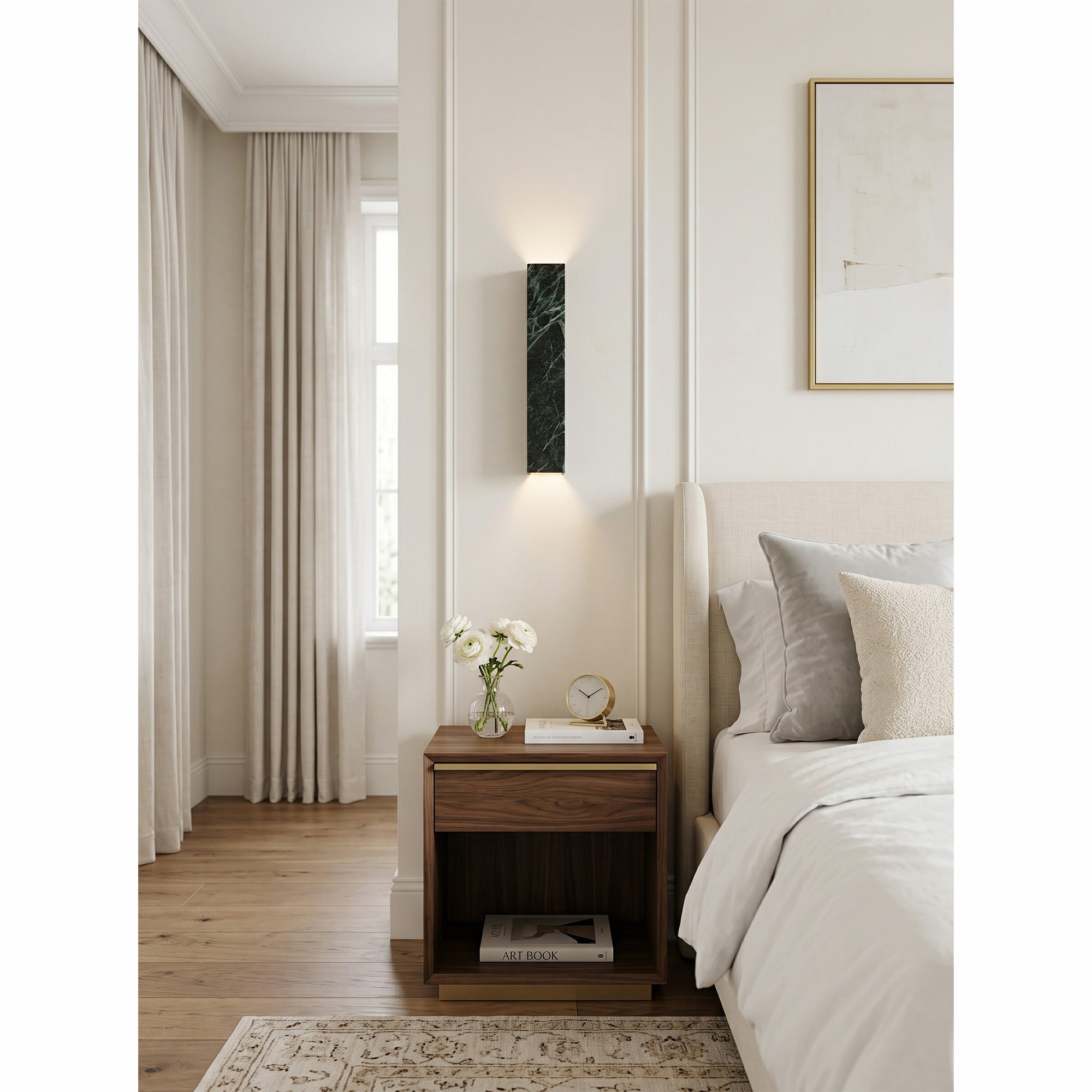 Corvessa Marble Wall Sconce