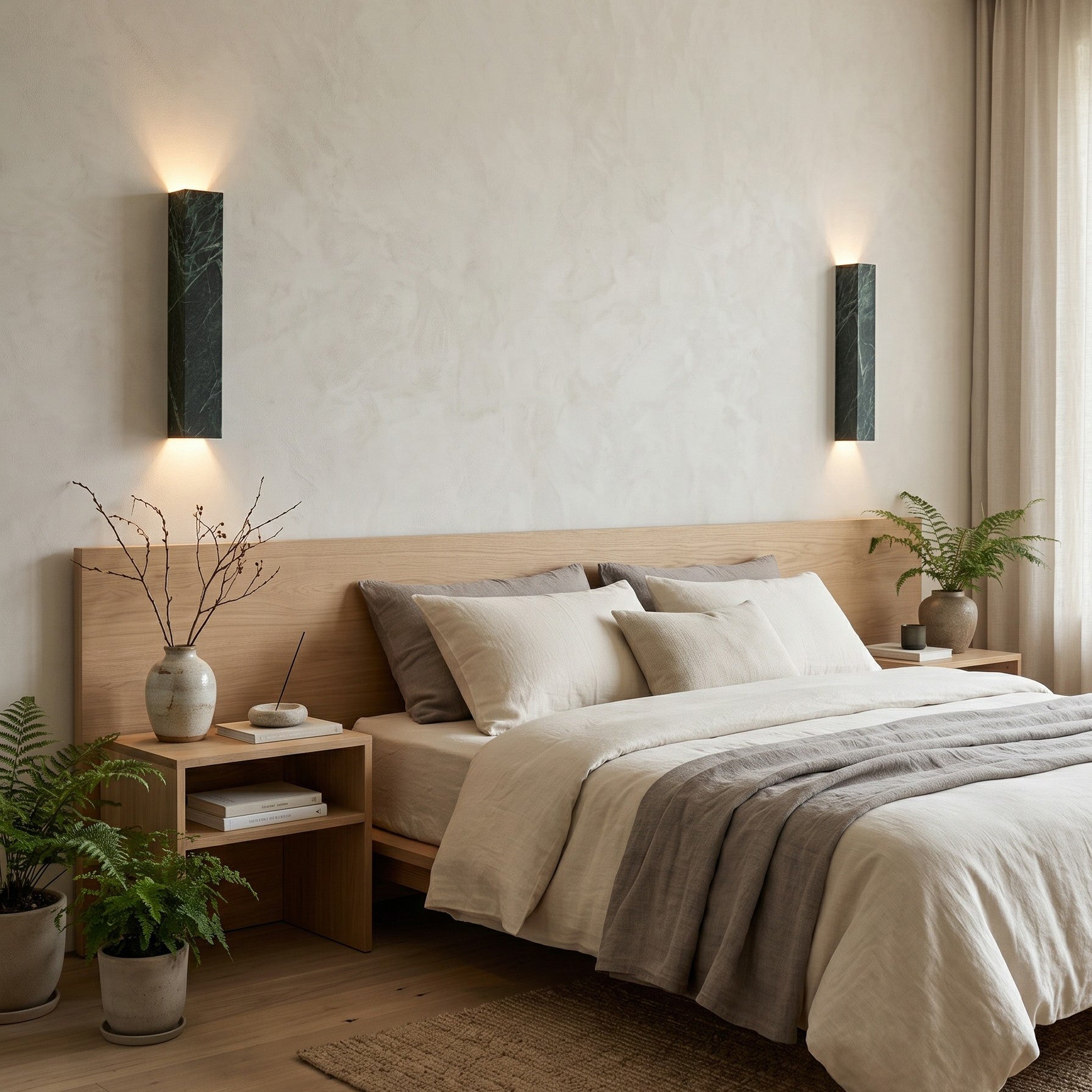 Corvessa Marble Wall Sconce